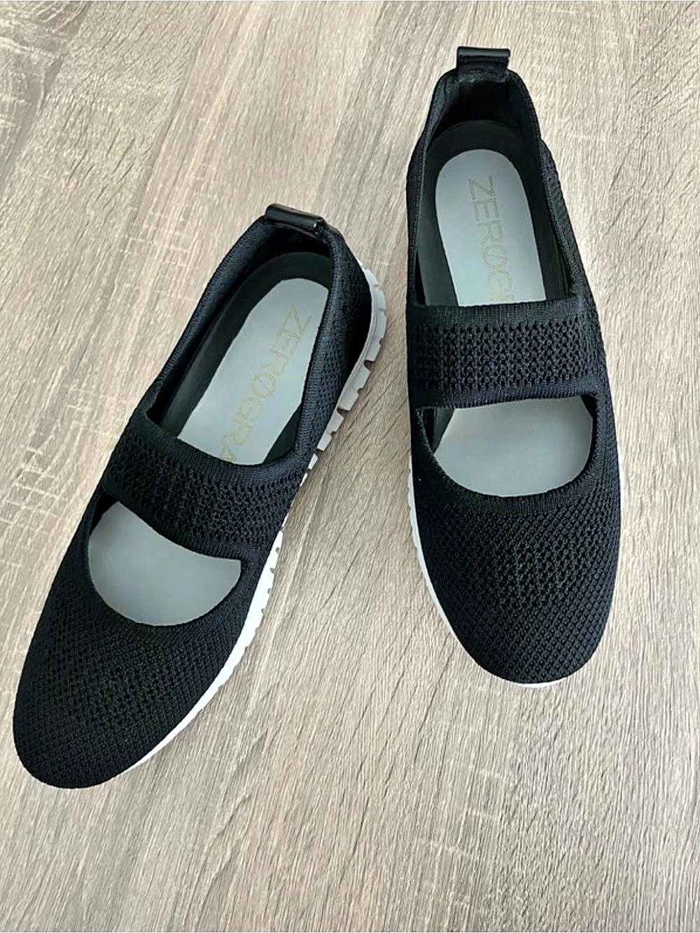Cole Haan ZERØGRAND Black Knit Sneakers US 6 B NWT